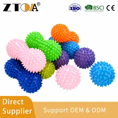 PVC Peanut Shape Spiky Massage Ball for Muscle Relaxation