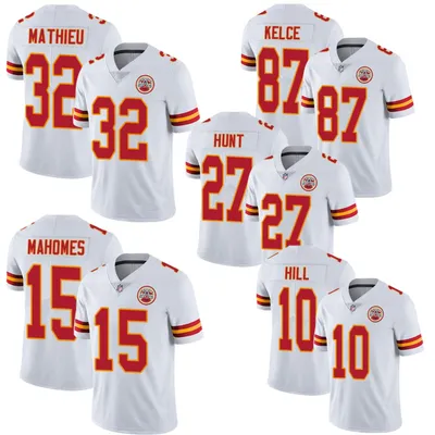 32 Mathieu 87kelce 10 Hill 15 Mahomes Jersey