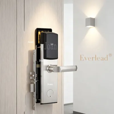 RFID European Moritse Style Tthotel APP BLE Gateway APP Office 5 Star Smart Card Hotel Key Card Door Lock with PC System