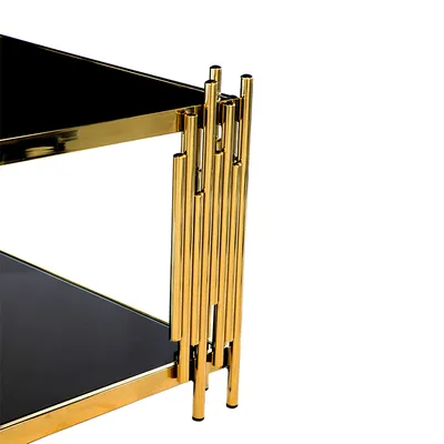 Winstar Factory Direct Furniture Table Decorative Stainless Steel Golden Frames