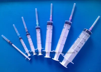 3-Part Disposable Syringe with Needle