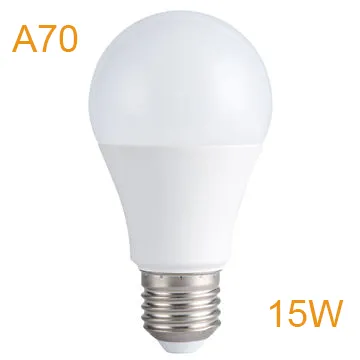 15W E27/B22 A70/A19 PBT+ Aluminum LED Bulb
