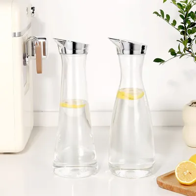 Acrylic Juice Pot - Clear PC Plastic Tea & Water Pitcher