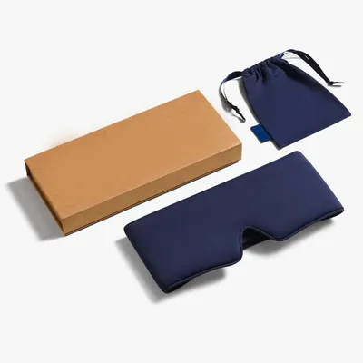 Full-Coverage Light Blocking Cooling Eye Mask Comes with Travel Bag