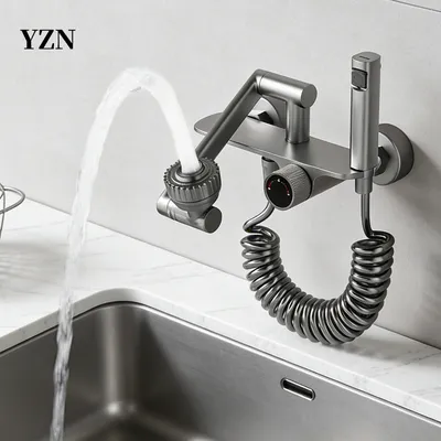 Modern Hotel Home Sink Kitchen Sink Hot and Cold Faucets