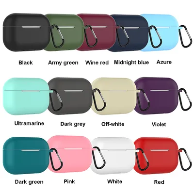 Airpods PRO 3 Generations of Silicone Protective Sleeve Solid Color