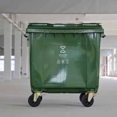 High Quality Outdoor Trash Can HDPE Dustbin 1100 Liter Plastic Waste Bin