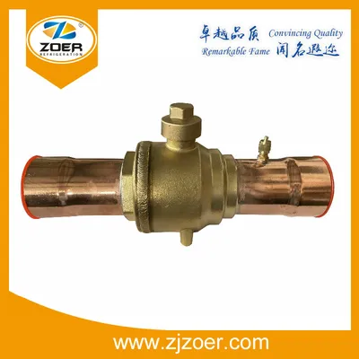 Ball Valve 2-5/8 Withaccess Valve for Air Conditioning
