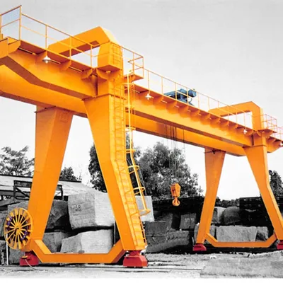 45 Ton Mobile Double Girder Container Gantry Crane for 20 40 Container