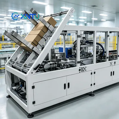 Wrap Around Case Packing Machine for Automated Production Lines