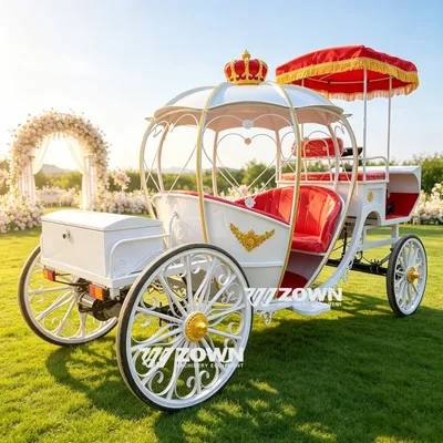 Commercial Reception Tour for Villa, Camp and Tourist Attraction: Electric Pumpkin Carriage
