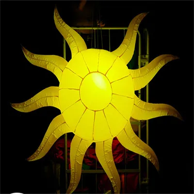 Event Stage Decoration Advertising LED Light Flower Inflatable Product for Sale