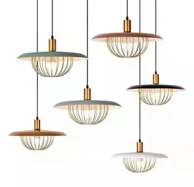Creative Design Vintage Metal LED Pendant Light for Dining Kitchen Living Room Bedroom Restaurant Chandelier