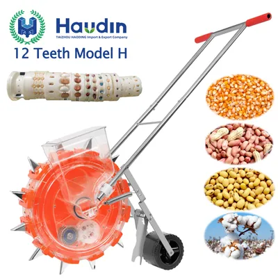 Labor Saving Thickened Plastic No Till Manual Hand Push Seeder