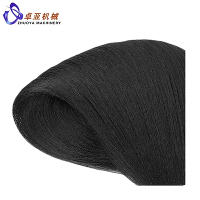 Hot Water Setting Dyeable Easy Braiding Tangle-Free Flame-Retardant Anti-Bacterial Premium Synthetic Hair Fiber with Stable and Mature Formula PVC PP Pet Ptt