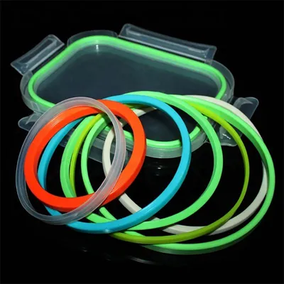Extrusion Joint Good Flexible O Ring Anti-Aging Silicone Rubber Seal Ring for Glass Fresh Box