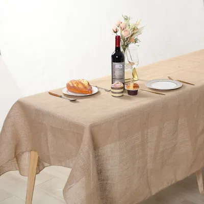 Wedding Burlap Table Cloth Jute Table Cloth