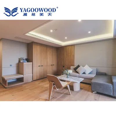 Yagoowood's Exclusive Wood Bedroom Set for Luxury Accommodations
