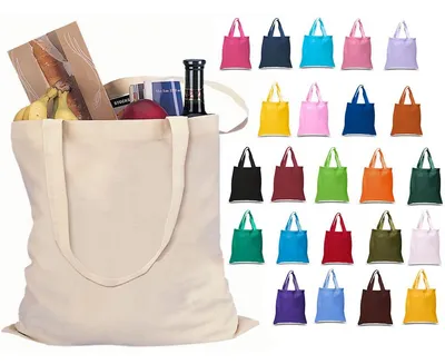 China Factory Custom Large Blank Cotton Canvas Tote Bags Eco-Friendly Grocery Shopping Canvas Bag for Sublimation Printing