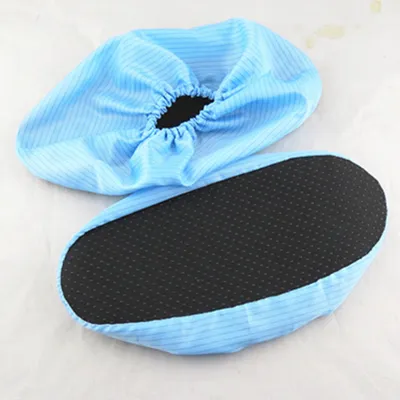 Factory Custom Waterproof Washable Dustproof ESD Anti-Static Reusable Shoe Cover for Clean Room