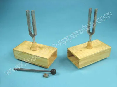 Tuning Fork with Resonance Box and Hammer (P1012)