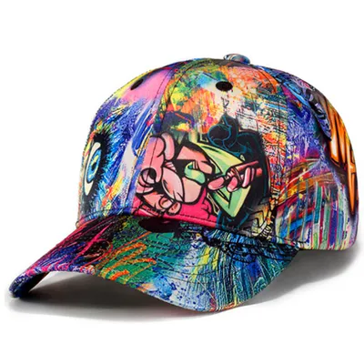 Wholesale Printing Men Women Couple Polyester Cap Spring Summer Autumn Hats High Quality Baseball Caps