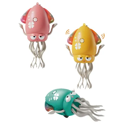 QS Toys Dancing Octopus Smart Early Education Electric Sensing Automatic Obstacle Avoidance Eight-Fingered Octopus Stress Relief Toy Wholesale