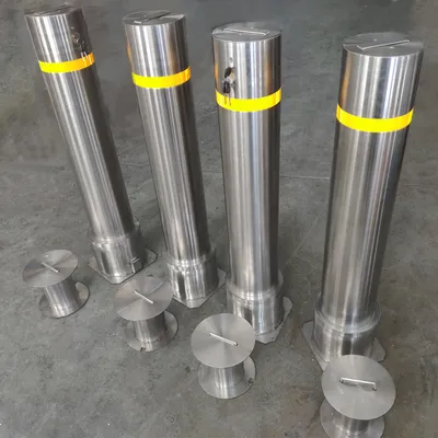 Outdoor Stainless Steel Barrier Removeable Sleeve Bollard