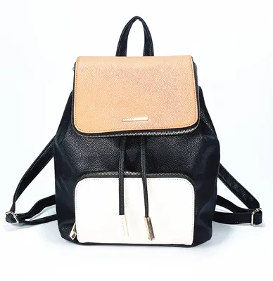 Newest PU Leather Fashion Designer Backpack Lady Bag for Traveling