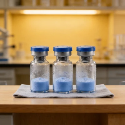 Ahk-Cu Copper Peptide Industrial Grade Lyophilized Peptide Powder Cosmetic Wholesale Raw Material