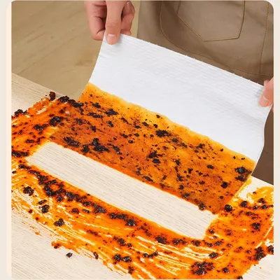 Non-Fluorescence Wood Pulp Absorbent Paper Towels for Kitchen