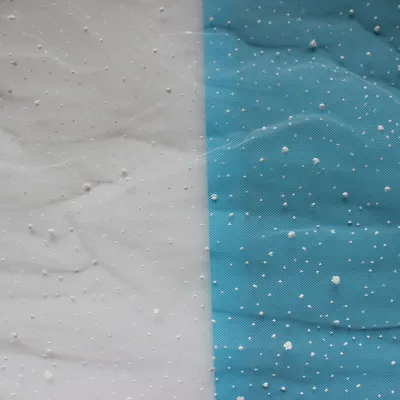 Children's Clothing Dress Rubber Patch Embossed Mesh Fabric
