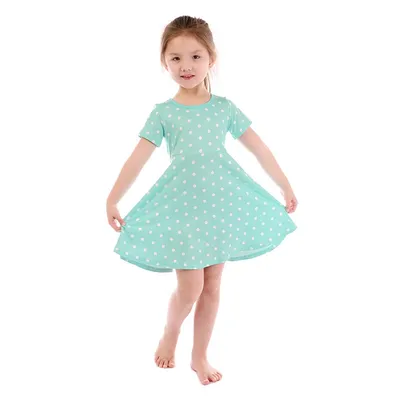 100% Cotton Printed Girls Summer Dress