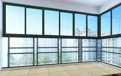 Aluminum Alloy Flat Window, Push Window, Sliding Door, Flat Door, Folding Window, Seal Balcony Window, Fixed Window Yg-S081902