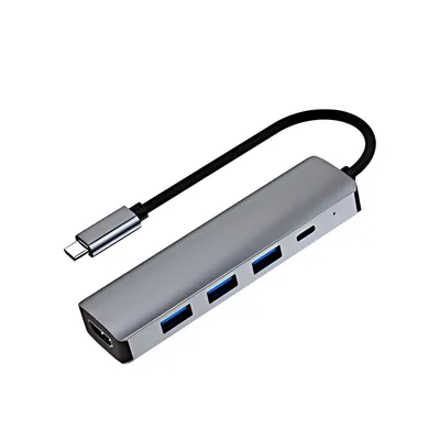 USB-C 5 in 1 Hub with USB3.0 HDMI Pd100W Adapter