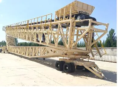 Retractable Mobile Stacker Conveyor Used for Bulk Materials Handling on Sale