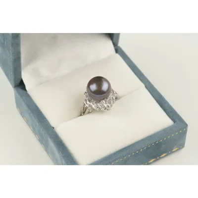Wholesale Gold Plated High Quality Freshwater Pearl Ring Luxury Design