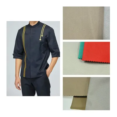Heavy Duty Workwear Uniforms Fabric for Construction and Industrial Use