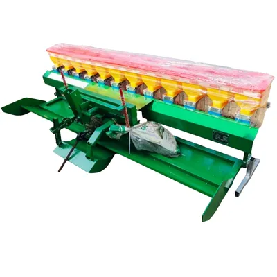Tractor Mounted Paddy Field Direct Seeding Machine 4 Wheel Tractor Driven Rice Seeder Rice Planting