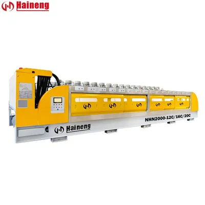 Haineng Machinery Automatic Stone Line Polishing Machine Granite Marble Slab Grinder