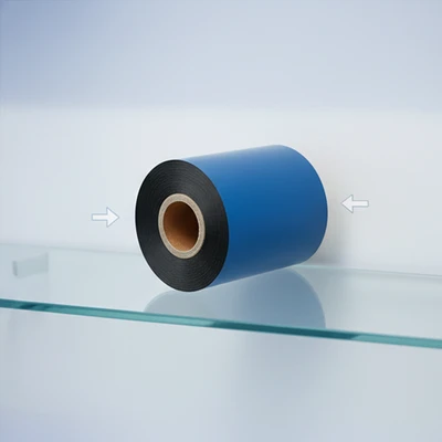 100mmx450m Durable Black Resin Barcode Ribbon with Scratch and Solvent Resistance