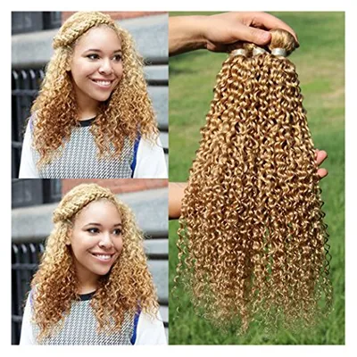 Kinky Curly 100% Human Hair Brazilian Natural Virgin Weft Bundles