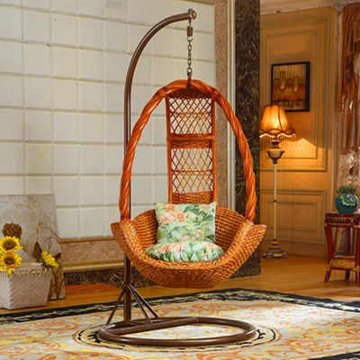 Patio Garden Rattan Hanging Chair Outdoor Furniture Swing Chair