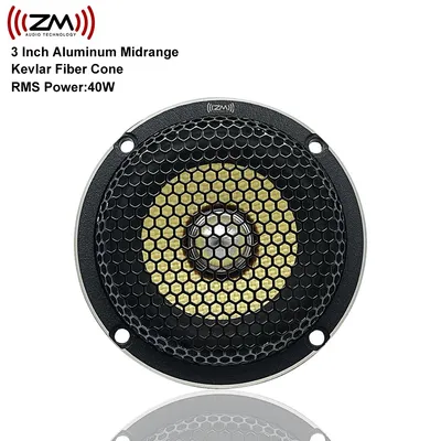 3.5 Midrange Auto Audio Speaker Kevlar Fiber Car Audio Bullet Midrange Speakers