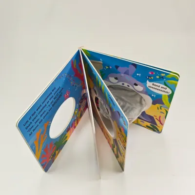 Baby Finger Puppet Board Book Crocodile Design Factory Paper Printing Services