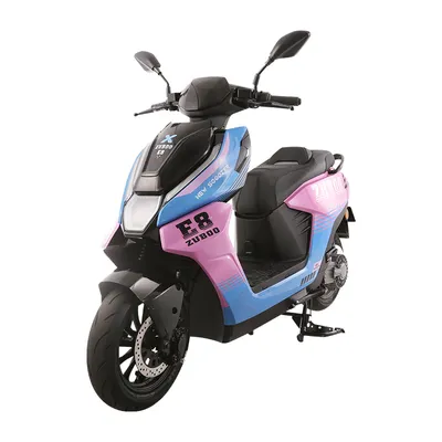 High Speed Electric Motorcycles Smooth Stable Riding E Motorcycle with Dual Disc Brakes