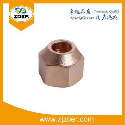 Brass Forged Flare Nut with Copper Tube