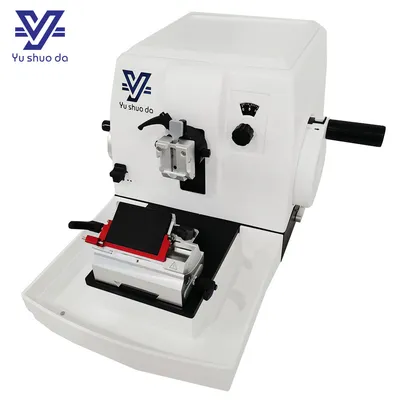 Hospital Pathological Laboratory Tissue Slicing Rotary Manual Paraffin Microtome