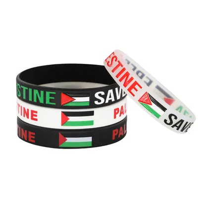 China Manufacturer Wholesale Palestine Silicone Wristband Palestine Bracelet