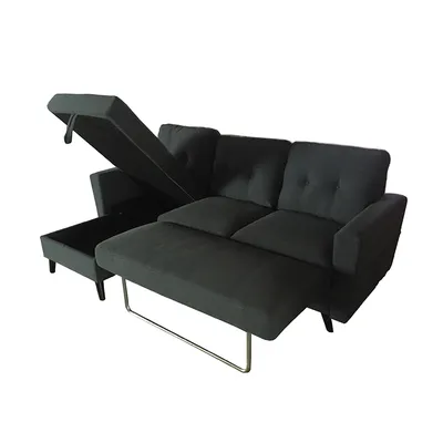Contemporary Reversible Sectional Sleeper Sectional Sofa Couches with Storage Chaise